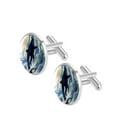 thumbnail image 2 of Whale Stylish Stainless Steel Shirt Cufflinks Set for Men, for Formal Attire and Business Meetings, 2 of 6