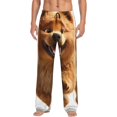 thumbnail image 2 of Picia Happy Fluffy Running Dog Mens Soft Woven Cotton Elastic Waistband Sleep Pajama Pant Lounge Sleep Pant With Pockets And Drawstring-Medium, 2 of 9