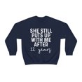 thumbnail image 1 of 12th Anniversary Husband Sweatshirt, Gifts, Sweater Shirt, 1 of 9