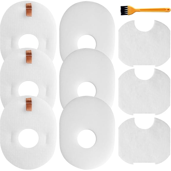 3 Post   3 Foam & Felt Filters Kit Replacement for Shark Rocket HV292, HV300, HV300W, HV301, HV302, HV303, HV305, HV308, HV310, UV450 Replaces Part