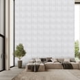 thumbnail image 7 of 20 Pack 3D Wall Panels for Interior Wall Decor, 11.8''x11.8'' White Accent Textured Wall Panels, Wall Covering Panles for Living Room, Gaming Room, TV Background, Cover 19.4 Sq.Ft, 7 of 7