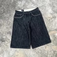 thumbnail image 4 of Pantalones cortos holgados con estampado de ala para hombre, Shorts informales con bolsillo, estilo Retro, Hip-hop, Punk, Joker, Y2K, 4 of 5