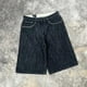 thumbnail image 4 of Pantalones cortos holgados con estampado de ala para hombre, Shorts informales con bolsillo, estilo Retro, Hip-hop, Punk, Joker, Y2K, 4 of 5