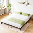 thumbnail image 4 of Huisuilinss Metal Platform Bed Frame Queen Size,Twin Bed Frame,Full Size Bed Frame With Under Bed Storage,No Box Spring Needed,Steel Slat Mattress Foundation,Easy Assembly,No Noise And No Shaking, 4 of 8