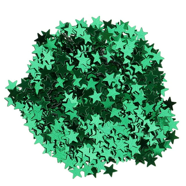 Confeti de mesa con estrellas brillantes de 10 mm, 6 mm y 15 g para decoración de Navidad, bodas y cumpleaños. 6mm