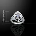 thumbnail image 2 of Reiki Cho Ku Rei 925 Sterling Silver Ring Fine Healing Jewelry Rainbow Moonstone, 2 of 2