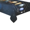 thumbnail image 3 of BSDHOME Planet Solar System Tablecloth 60x104 Inches, Galaxy Outer Space Tablecover Desk Table Cloth Cover for Christmas Wedding Party Decor, 3 of 5