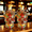 White 2PCS, variant on Hand-Painted Tequila Bottle in Mexican Skull Style, 350Ml Unique Glass Bottle Gift for Lovers Pet for Home Bar Display, The Bottle Changes Color After Pouring