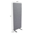 thumbnail image 7 of Stand Up Desk Store ReFocus Raw Freestanding Acoustic Desk Divider Privacy Panel to Reduce Noise and Visual Distractions (Castle Gray, 23.6"  x 62" ), 7 of 7