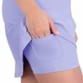 thumbnail image 4 of Sage Collective Ladies Active Tennis Dress with Shorts Athletic, Pale Iris XL, 4 of 4
