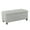 Light Gray, variant on HomePop Ainsley Button Tufted Storage Bench, Multiple Colors