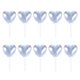 thumbnail image 2 of 6x10 Unids/set Pipetas De Plástico Para Cupcakes Para Decoración De Fiesta De Fresas Corazón 6 piezas, 2 of 8