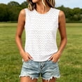 thumbnail image 2 of Bibifish Womens Tank Tops Crew Neck Printed Summer Tops Relaxed Fit Sleeveless Shirts Comfort Daily Sleep Tops, 2 of 5