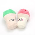 thumbnail image 4 of Juguetes de peluche para mascotas, setas shiitake, juguetes para morder, formas divertidas, juguetes de peluche para morder, 4 of 6