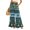 Navy, variant on EANJE Christmas Fall Pants for Women Christmas Printed Drawstring Elastic Waist Ruffle Hem Wide Leg Trousers High Waist Long Trousers Oversized Casual Autumn Daily Bottoms with Pockets Green L