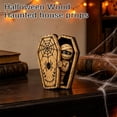 thumbnail image 4 of Halloween Tiered Tray Decor Spooky Wooden Mummy Coffin Figurine for Home Party Display Gothic Halloween Decor for Shelves Tabletops Holiday Gifting, 4 of 6