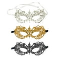 thumbnail image 4 of 3Pcs Lace s, Lace Eye , Delicate Half Face Masquerade , Women Ribbon Strap, 4 of 9