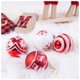 thumbnail image 5 of ZHAOCHENG Adornos tradicionales de bolas de Navidad rojas y blancas de 24 quilates y 60 mm, adornos colgantes decorativos para decoración navideña, 5 of 5
