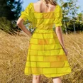 thumbnail image 3 of Yellow Brick Road Sleeveless Dress prom dresses women dress elegant dresses plus sizes wedding dresses for parties, 3 of 6