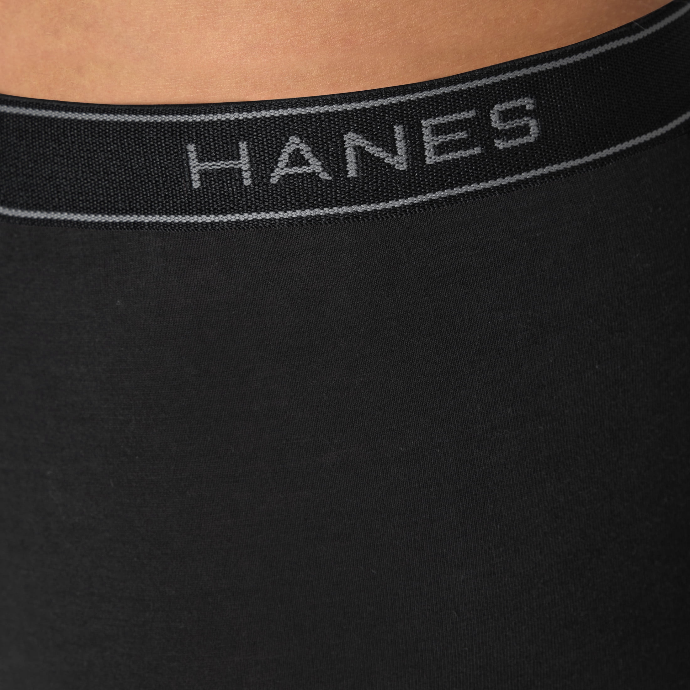 Hanes Mens Underwear Long Leg Boxer Briefs, 3-Pack, Cotton Stretch, Moisture Wicking Men's Pack
