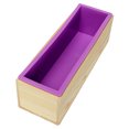 thumbnail image 2 of 1200g Silicone Loaf Soap Mould Toast Making Mold Bread Making Rectangle Mold B Purple, 2 of 6