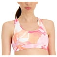 thumbnail image 3 of ID Ideology Women's Floating Petals Medium Impact Sports Bra Pink Size XX-Large, 3 of 3