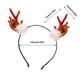 thumbnail image 2 of Diadema de astas de ciervo rojo para Navidad | Accesorios festivos para el cabello para niñas, niños y adultos | Bonita diadema de astas de plástico para fiestas y disfraces, 2 of 5