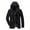 Black, variant on IROINNID Men's Long Sleeve Parka Mid-Length Hooded Jacket Solid Color Loose Tooling Warm Thick Closure Button Coat
