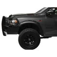 thumbnail image 2 of Bushwacker by RealTruck Pocket/Rivet Style Front & Rear Fender Flares | 4-Piece Set, Black, Smooth Finish | 50930-02 | Compatible with 2019-2022 Ram 2500/3500, (Excludes Dually), 2 of 5