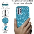thumbnail image 3 of Compatible with Samsung Galaxy A13 Case, Glitter Sparkly Samsung Galaxy A13 4G Phone Case with Slim Silicone Shockproof Protective Bumper Cover for Cute Girls Women (Blue), 3 of 14