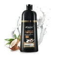 thumbnail image 4 of AFD Shampooing Colorant à l'Essence d'Huile de Coco Shampooing Colorant Hydratant pour Cheveux, 500 ml (Noir), 4 of 6