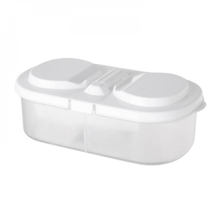 Big Clear! Storage Jar Container Food Storage Container,Fridge Container  Box Lids for Egg Vegetable Meat Kitchen BPA Free Takeaway Organizer