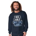 thumbnail image 5 of See Able Not Label Autism Awareness Unisex Plus Size Sweatshirt Brisco Brands 4X, 5 of 6