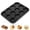 Black, variant on Walchoice 2 Pcs Muffin Top Pans, 12-Cup Nonstick Metal Muffin Tin for Baking, 11” x 14.6” Regular Size Cupcake Pan Tray for Cookies, Pudding Pan, Hamburger, Egg