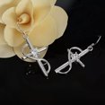 thumbnail image 3 of EOEMY 925 Sterling Silver Charms Earrings Beautiful Crystal Cross For Women Wedding, 3 of 5