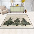 thumbnail image 2 of Yayeee Area Rugs for Living Room 5.2'x4' Non Slip Washable Bedroom Floor Carpet, Christmas Stars, 2 of 6