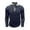 Sapphire Blue, variant on Mens 1/4 Zip Up Sweatshirts Lightweight Stand Collar Long Sleeve Dress Shirts Athletic Sports Pullover Tops