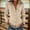 A5 Beige, variant on Women Vintage Western Cowgirl Suede Fringe Tassel Solid Color V Neck Button Down Long Sleeve Slim Fit Lightweight Fall Summer Rodeo Country Concert Casual Outfit Jacket Shirt Top Brown