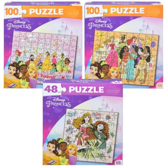 3 PCS Princess Premier Puzzle- ASSORTED