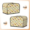 thumbnail image 3 of Yiaed Heavy Equipment Print Two Slice Bread Machine Cover, Universal Size Kitchen Appliance Cover for Bread Machine,Bread Machine Cover, 3 of 7