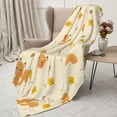 thumbnail image 3 of Sikiie Squirrel And Leaves Cozy Flannel Fleece Throw Blanket: Lightweight & Thick for All Seasons - Perfect for Women, Men, & Kids", 3 of 6