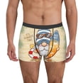 thumbnail image 4 of Wukai Hello Summer Cute Gnome Print Men’s Underwear Breathable Boxer Briefs,&nbsp;Moisture Wicking & Breathable-X-Large, 4 of 7