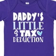 thumbnail image 4 of Inktastic Daddy's Little Tax Deduction Blue Hearts Boys or Girls Baby Bodysuit, 4 of 5