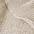 thumbnail image 7 of Allswell Cotton Crinkle Bed Blanket, Cream, Full/Queen, 90 in x 100 in, 7 of 7
