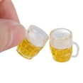 thumbnail image 3 of Dollhouse 20 Pcs Mini Beer Cups Model Simulation Beer Mugs Model For Mini DIY Crafts Accessories, 3 of 8