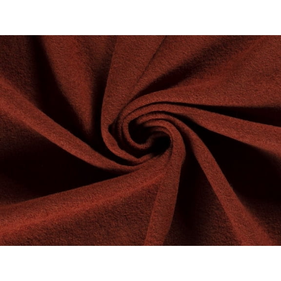 Minerva Responsible Wool Standard Stretch Knit Fabric Rust - per yard
