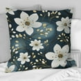thumbnail image 4 of Designart "Whitecap Floral Serenity" Floral Printed Throw Pillow, 4 of 5
