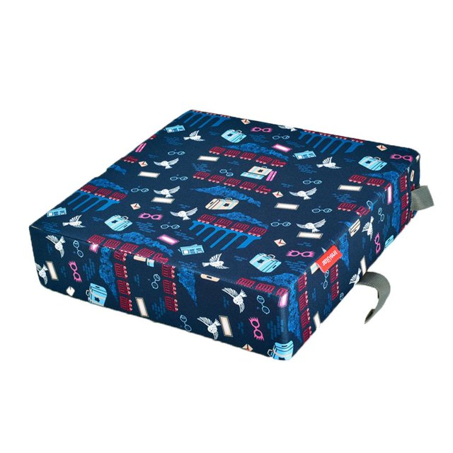 Asiento elevador para niños pequeños, portátil de grueso con correas de tela, cojín elevador lavable para viajes, comedor, niños, bebés, niñas Colegio Baoblaze Asiento elevador para niños pequeños