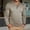 Khaki, variant on Letdown Men's Henley_Shirts Long Sleeve Four Button T-Shirt Casual Stylish Cotton Pullover Shirt Fall Winter Classic Inner Tops (Khaki,XXXL)