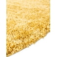 thumbnail image 4 of Unique Loom Everyday Shag Collection Area Rug - Solid (7' 10" Round Yellow), 4 of 5
